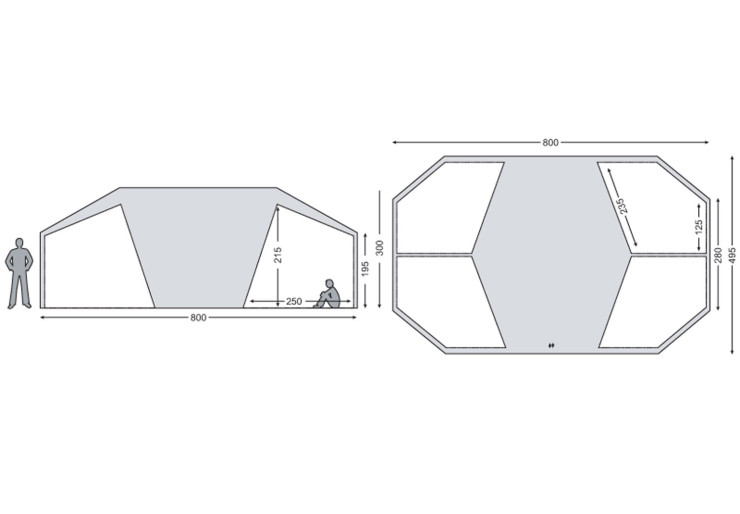 Tente de camping Nordisk Vanaheim 40 m