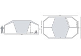 Tente de camping Nordisk Vanaheim 40 m