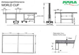 Table ping-pong Joola Worldcup Verte