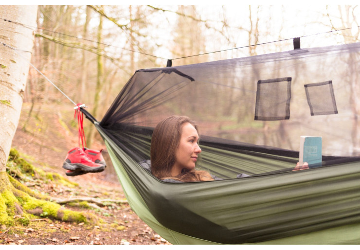 Hamac ultra-légermoustiquaire Amazonas Moskito Traveller Thermo