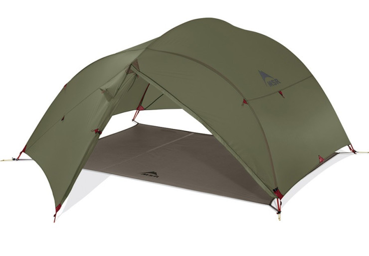 Tente de randonnée MSR Mutha Hubba NX Vert - Confort et légèreté pour 3 personnes