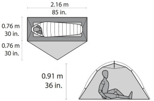 Tente de Randonnée Ultralégère Hubba NX Gris MSR