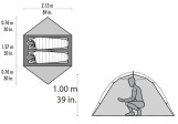 Hubba Hubba NX Gris : Tente de randonnée pour 2 personnes MSR
