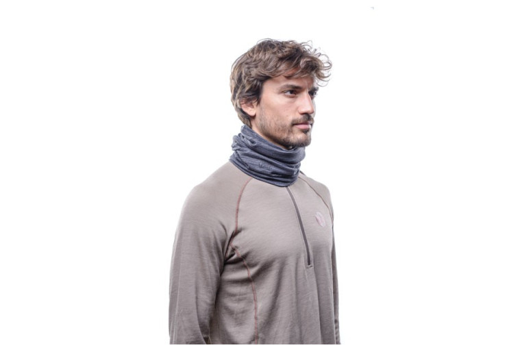 Tour de cou Midweight Merino Light Grey Melange Buff