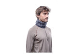 Tour de cou Midweight Merino Light Grey Melange Buff