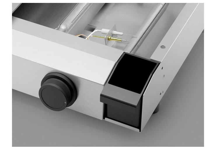 Plancha Base Gaz 60 Chassis Inox Forge Adour