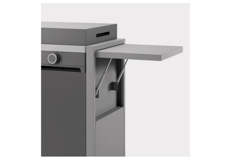 Chariot plancha Modern Inox fermé 75 Forge Adour