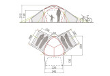 Tente de randonnée Badawi 4P Vaude