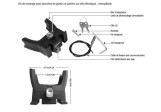 Bloc fixation sacoches Ortlieb Ultimate E-bike (sans verrouillage)