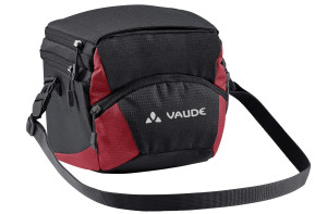 Sacoche de guidon Vaude OnTour Box M (KLICKfix ready) Noir/Carmin