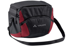 Sacoche de guidon Vaude OnTour Box L (KLICKfix ready) Noir/Carmin