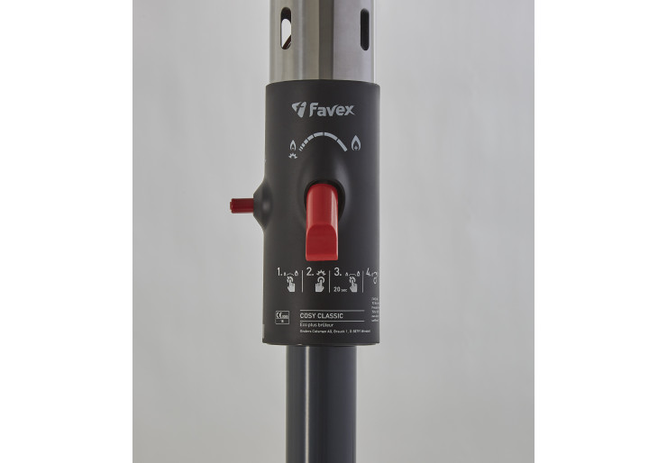 Chauffage d'extérieur Cosy Anthracite Favex