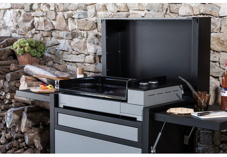 Chariot Forge Adour Premium Acier Noir /Gris fermé 60