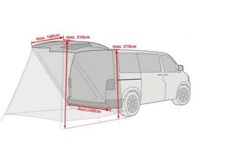 Auvent Vaude Drive Van Trunk