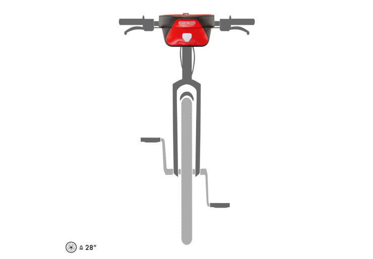 Sacoche de guidon Ortlieb Ultimate 6 S Classic Rouge