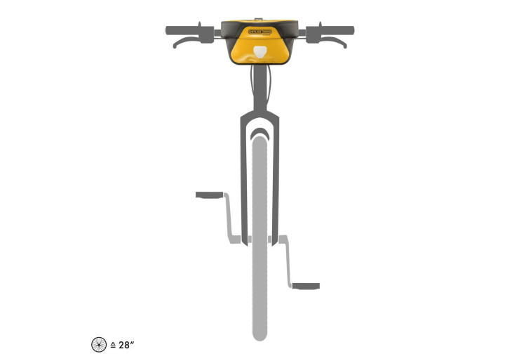 Sacoche de guidon Ortlieb Ultimate 6 S Jaune Petrol