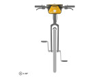 Sacoche de guidon Ortlieb Ultimate 6 S Jaune Petrol