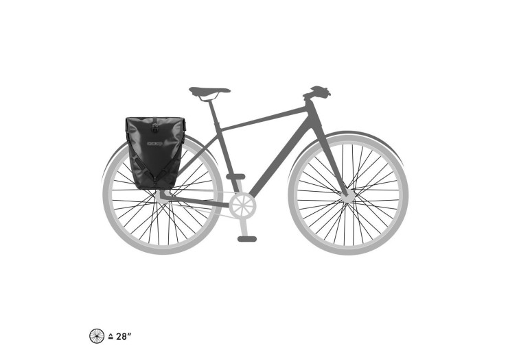 Sacoches de vélo Ortlieb Back-Roller Free Noir (paire)