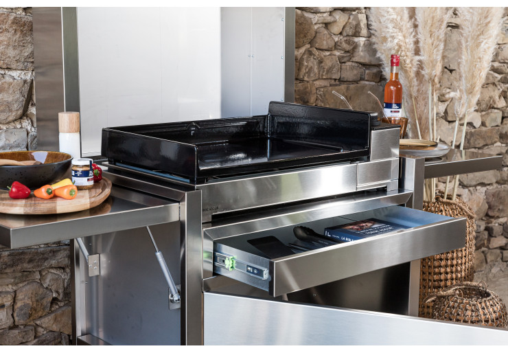 Chariot Forge Adour Premium Inox fermé 75