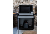 Chariot Forge Adour Premium Acier Noir /Gris fermé 60