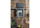 Chariot plancha Modern Inox fermé 60 Forge Adour