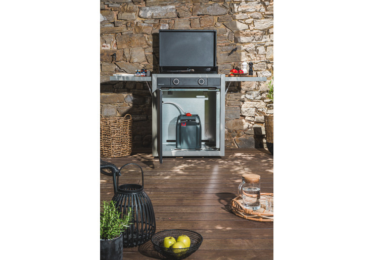 Chariot plancha Modern Inox fermé 75 Forge Adour