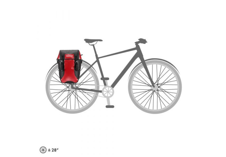 Sacoches de vélo Ortlieb Bike-Packer Classic Rouge