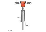 Sacoche de guidon Ortlieb Ultimate 6 Compact Free Rust
