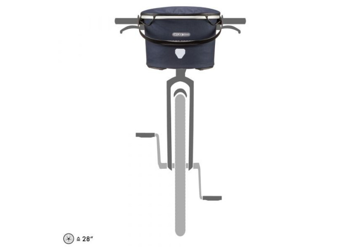 Panier de guidon Ortlieb Up-town Urban Ink