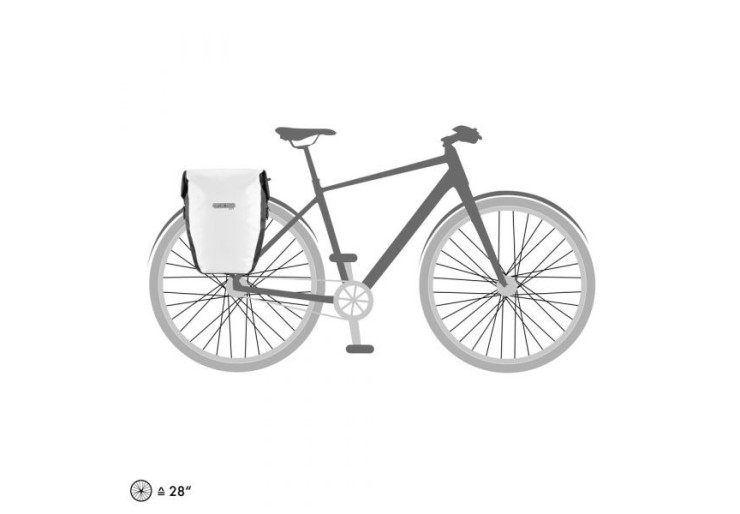 Sacoches de vélo Ortlieb Back-Roller City Blanc (paire)