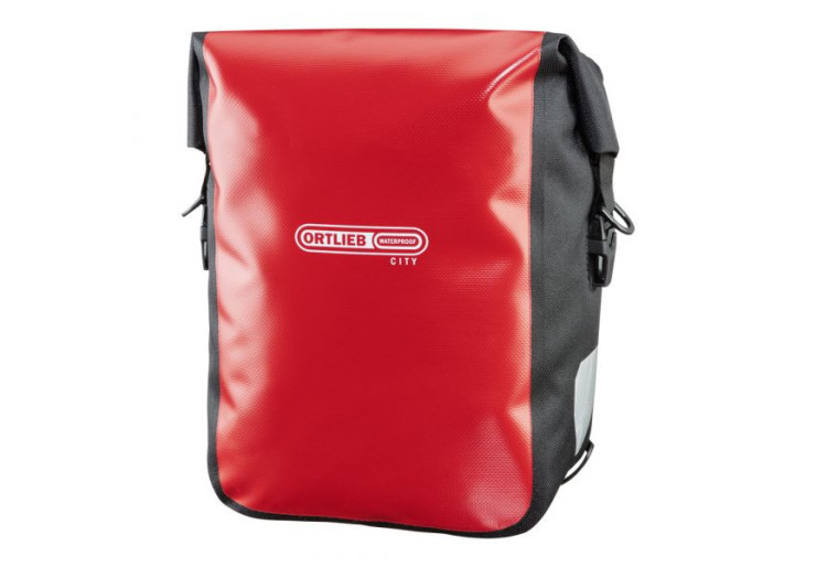 Ortlieb Sport Roller City Rouge / Noir (paire)