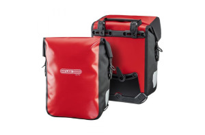 Ortlieb Sport Roller City Rouge / Noir (paire)