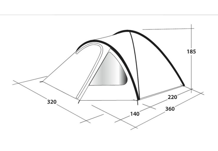 Tente de camping Outwell Cloud 5 