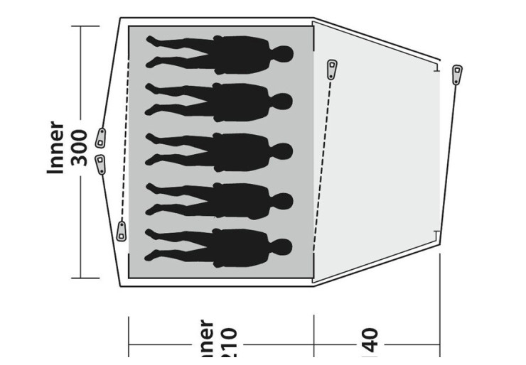 Tente de camping Outwell Cloud 5 