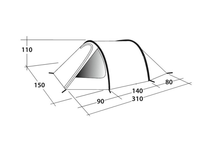 Tente de camping Outwell Earth 2 