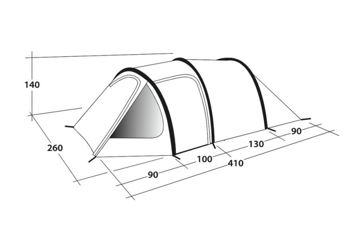 Tente de camping Outwell Earth 4 
