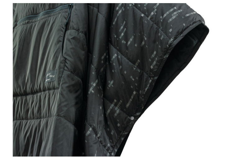 Poncho Thermarest Honcho Black Forest Print