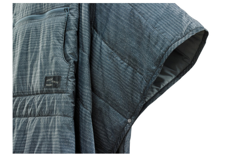 Poncho Thermarest Honcho Blue Woven Print