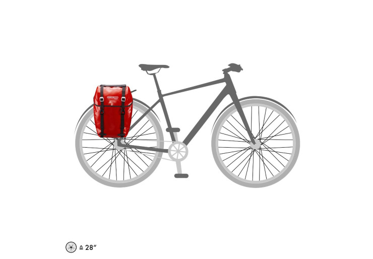Sacoche de vélo Ortlieb Bike-Packer Original Red