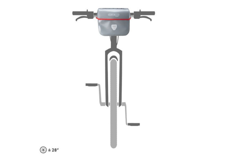Sacoche de guidon Ortlieb Ultimate Original Alu Grey