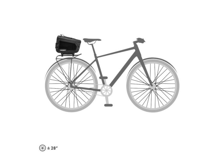 Sacoche de vélo électrique Ortlieb E-Trunk Noir