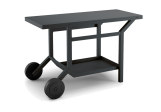 Table roulante Acier noir Forge Adour