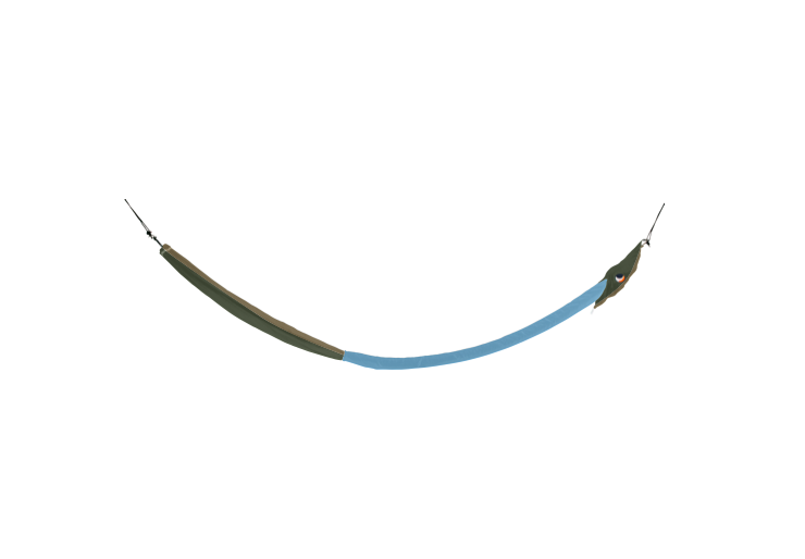 Hamac TTTM Original Vert Armée / Marron