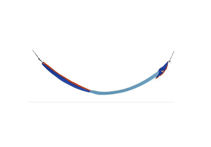 Hamac TTTM Original Bleu royal / Orange