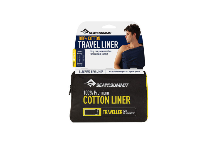 Drap de sac de couchage Sea To Summit Cotton Traveller