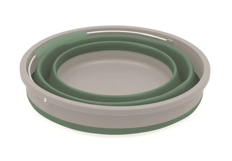 Seau avec couvercle pliable Outwell Shadow Green