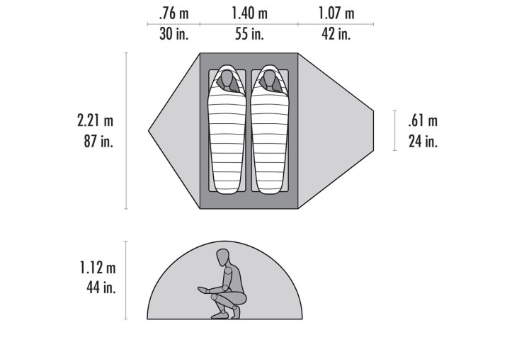 Tente de randonnée MSR Remote 2
