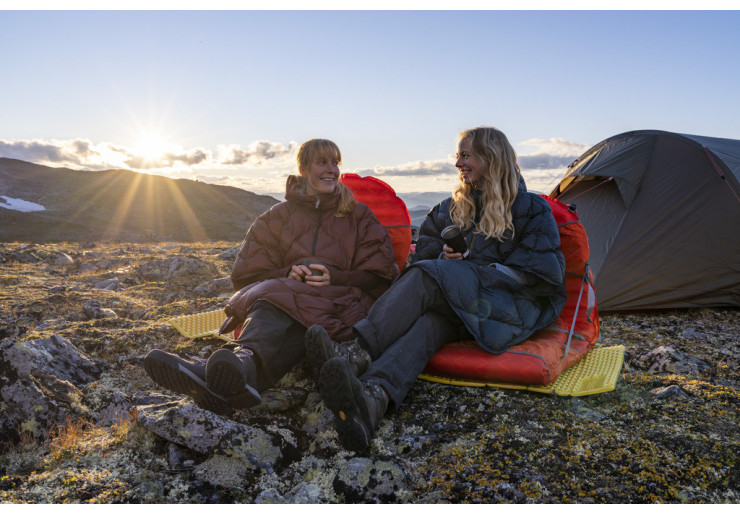 Couverture poncho Thermarest Honcho Poncho Down Burgandy