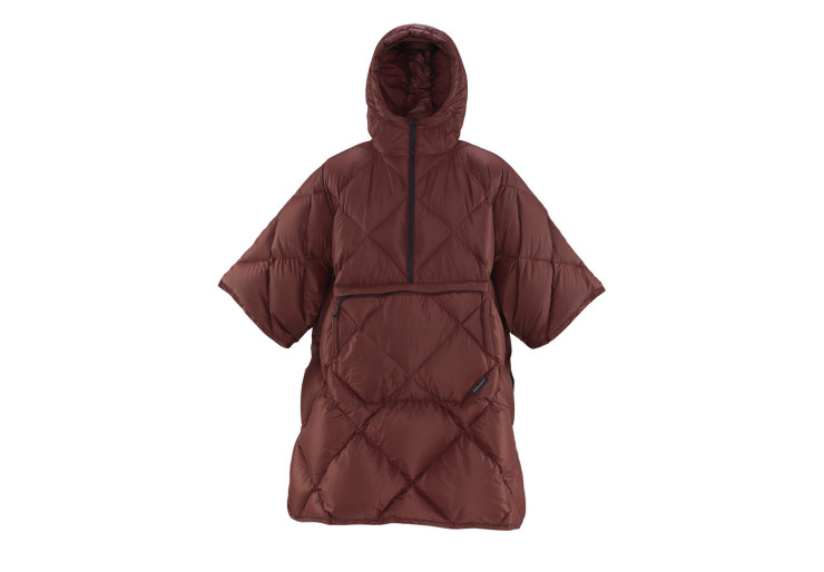 Couverture poncho Thermarest Honcho Poncho Down Burgandy