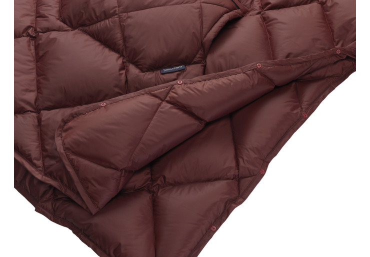 Couverture poncho Thermarest Honcho Poncho Down Burgandy